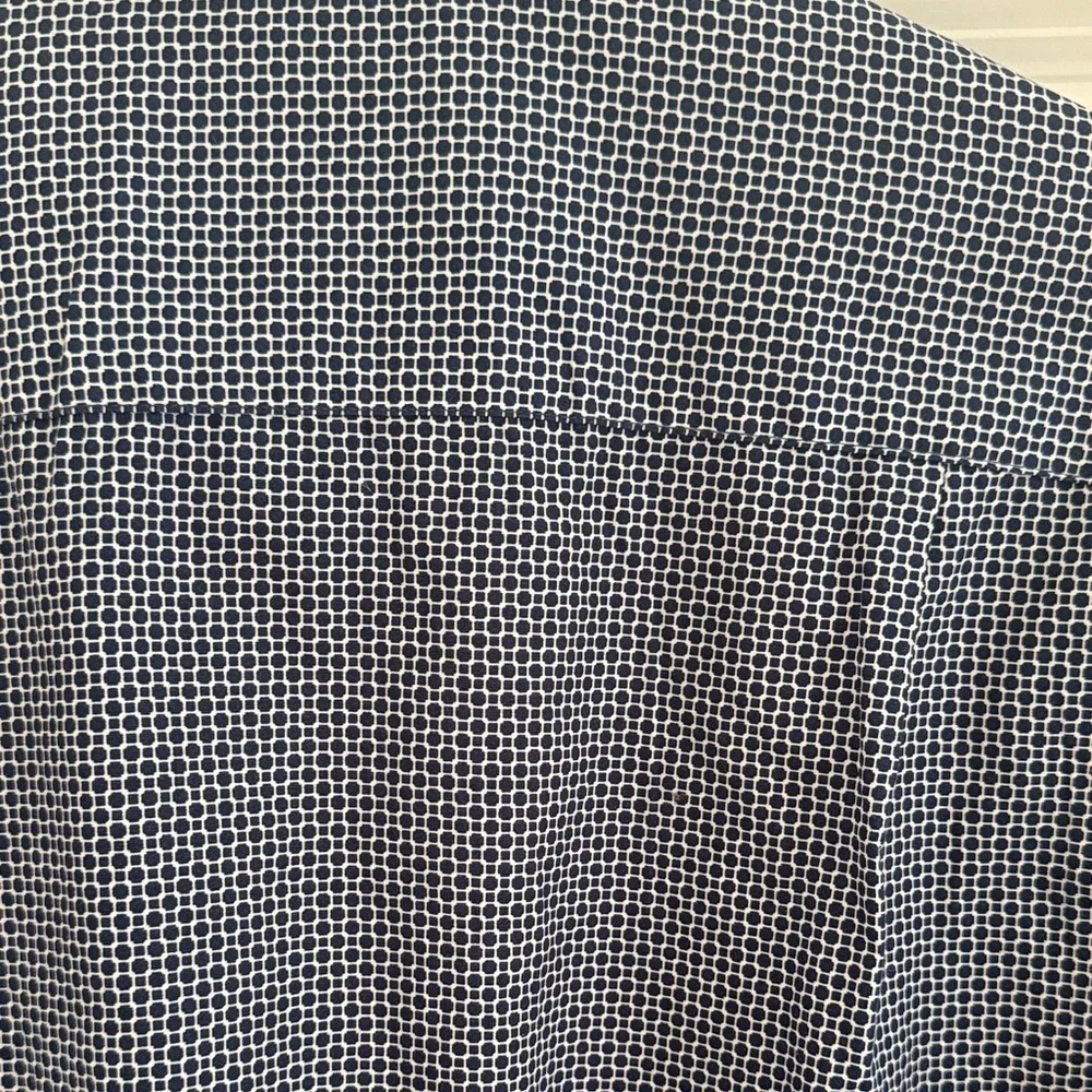 Cactus Man Ricky Singh Men's Patterned Navy Button-Down Shirt Size L - Picture 6 of 6